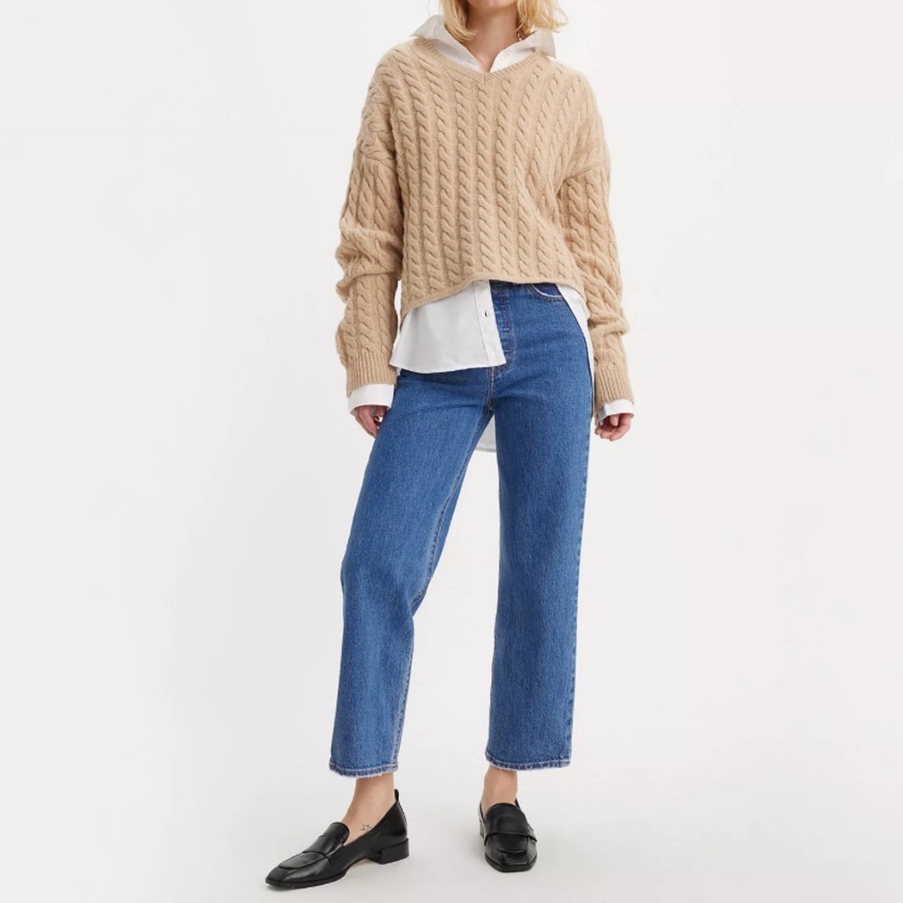 RIBCAGE STRAIGHT ANKLE WOMEN'S JEANS
